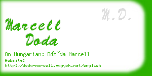 marcell doda business card